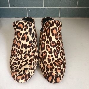 Joie animal print mules